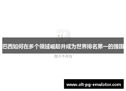 巴西如何在多个领域崛起并成为世界排名第一的强国